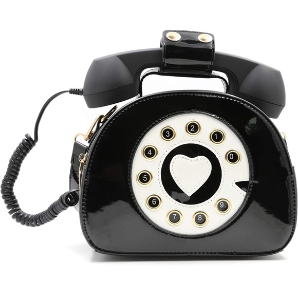 RING RING NOVELTY TELEPHONE 📞 ☎️ BAG GUC - Picture 9 of 13
